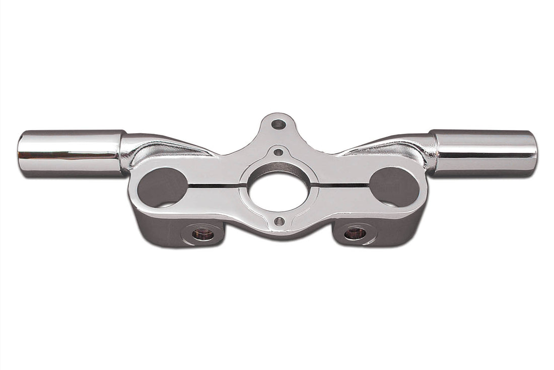 49-0944 - Spring Fork Top Triple Tree Inline Chrome