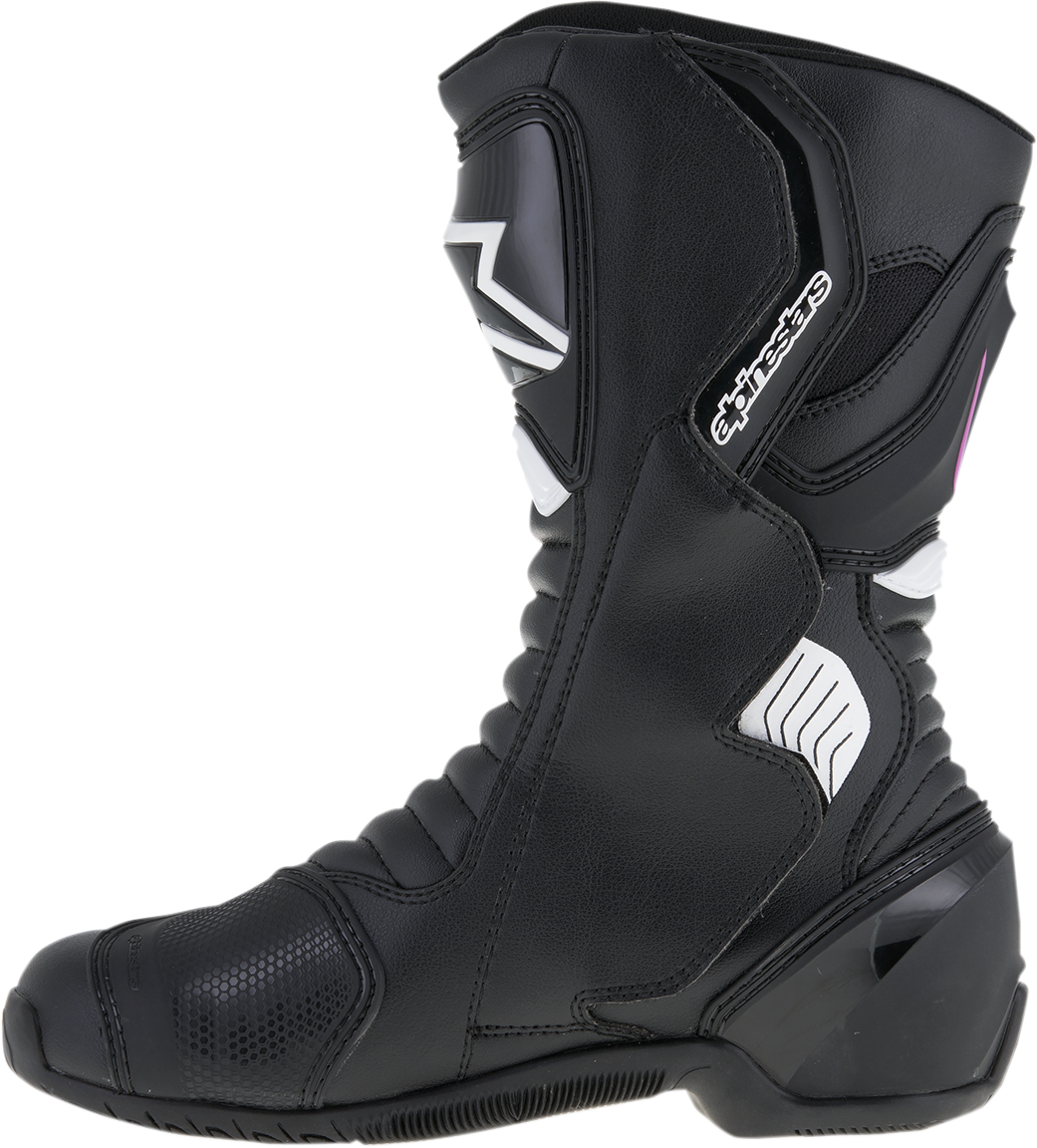 3404-1392 - ALPINESTARS Stella SMX-6 v2 Drystar? Boots - Black/White/Pink - Size 6 2243117-1239-37