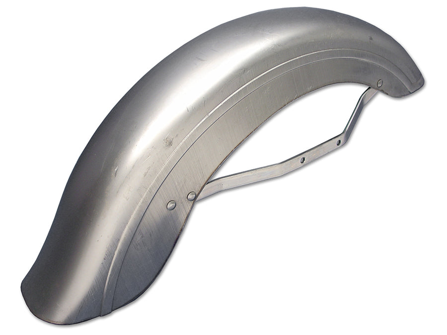 50-0115 - Front Fender Raw with Chrome Bracket