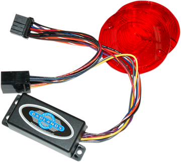 2050-0021 - BADLANDS Plug-In Illuminator with Red Lenses - 8 Pin ILL-03-RL-A