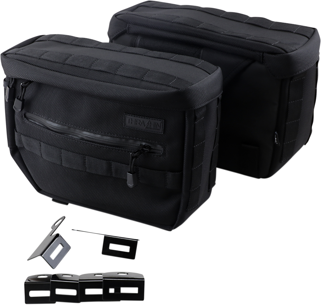 3501-1421 - THRASHIN SUPPLY CO. Essential Saddlebags TSB-0004