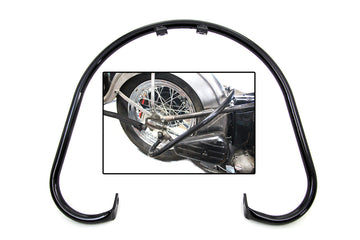 51-0889 - Black Rear Big Twin Frame Bar