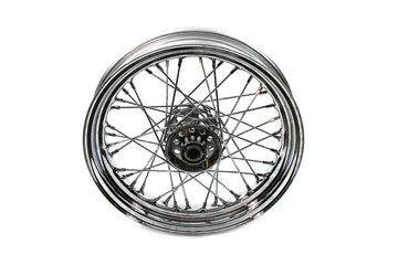 52-0100 - 16  Front or Rear Star Hub Spoke Wheel Chrome