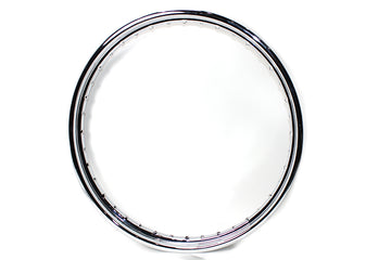 52-0701 - 21  X 2.15  Rolled Edge Chrome Wheel Rim