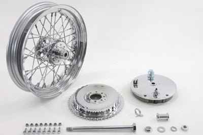 52-1052 - 16  Wheel and Brake Drum Assembly Chrome