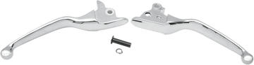 0610-0185 - DRAG SPECIALTIES Lever Set - Chrome H07-0585