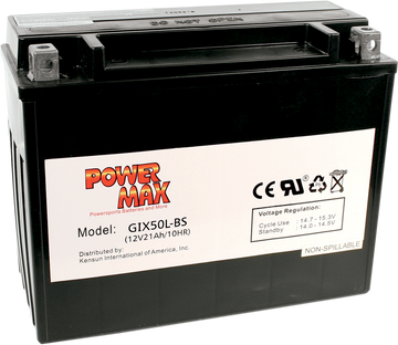 2113-0222 - POWER MAX Battery - GIX30L GIX30L-BS