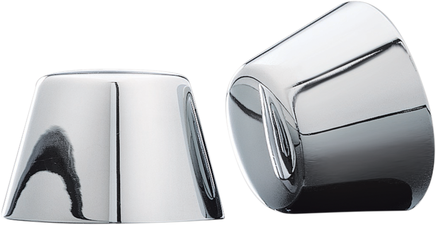 0214-0631 - KURYAKYN Axle Nut Cover - Smooth - Chrome - Front 1201