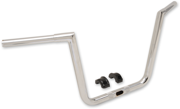 0601-3840 - LA CHOPPERS Handlebar - Hefty Twin Peaks - 13" - Chrome LA-7312-63