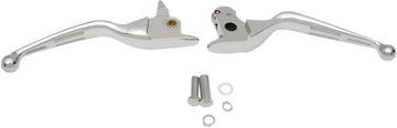 0610-0792 - DRAG SPECIALTIES Levers - Slotted - Chrome H07-0601
