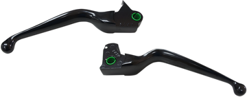 0610-1983 - DRAG SPECIALTIES Lever Set - Black H07-0596MB