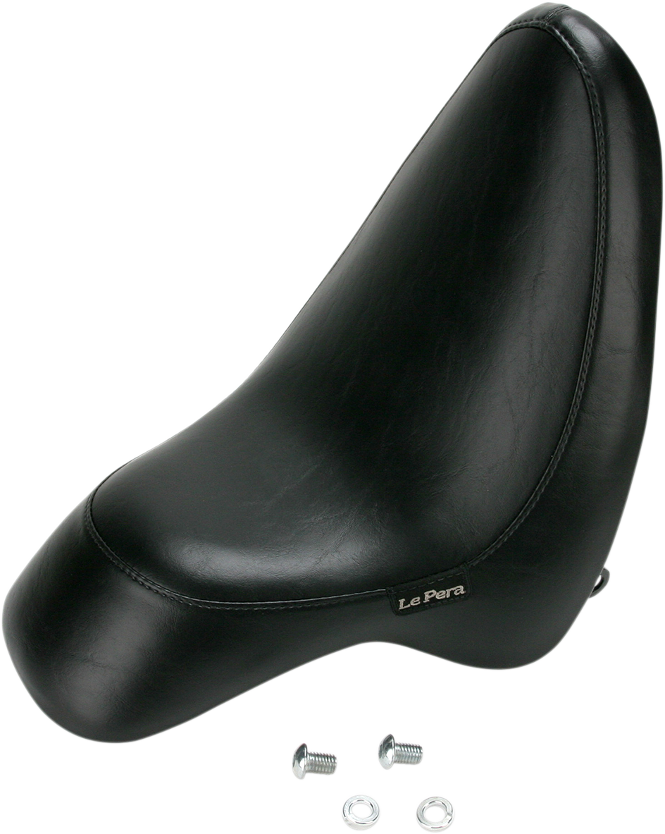 DS905963 - LE PERA Silhouette Solo Seat - Smooth/Bullet - Black - Softail '00-'05 LX-280