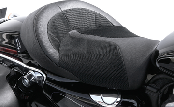 0804-0545 - DANNY GRAY BigIST Solo Air Seat - Black Leather - XL '04-'20 FA-DGE-0284