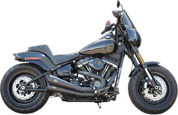 1800-2366 - S&S CYCLE Grand National 2-2 Exhaust for Softail - Black 550-0760