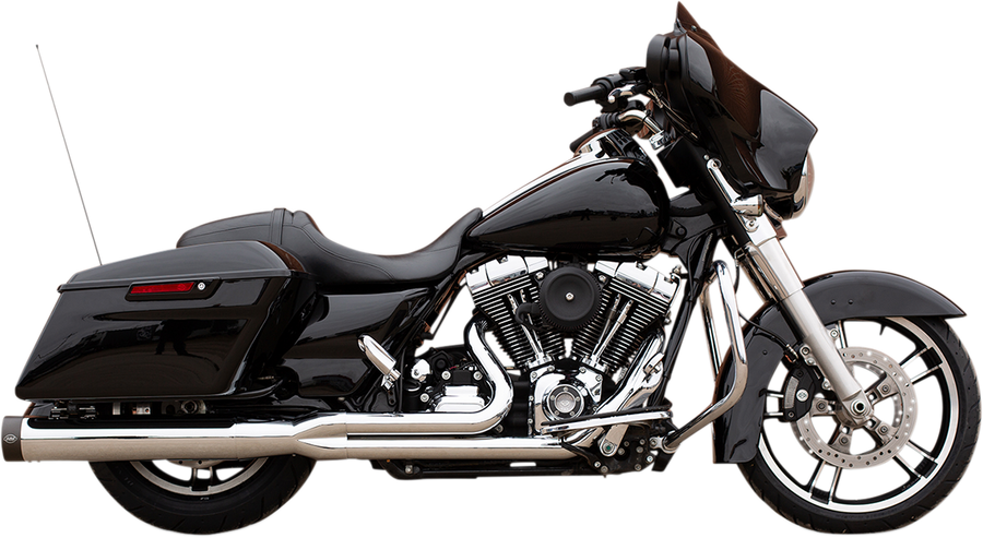 1800-2389 - S&S CYCLE 2-into-1 Exhaust for '95-'16 FL - Chrome 550-0776