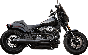 1800-2401 - S&S CYCLE Super Street 2:1 Exhaust System - Black 550-0788