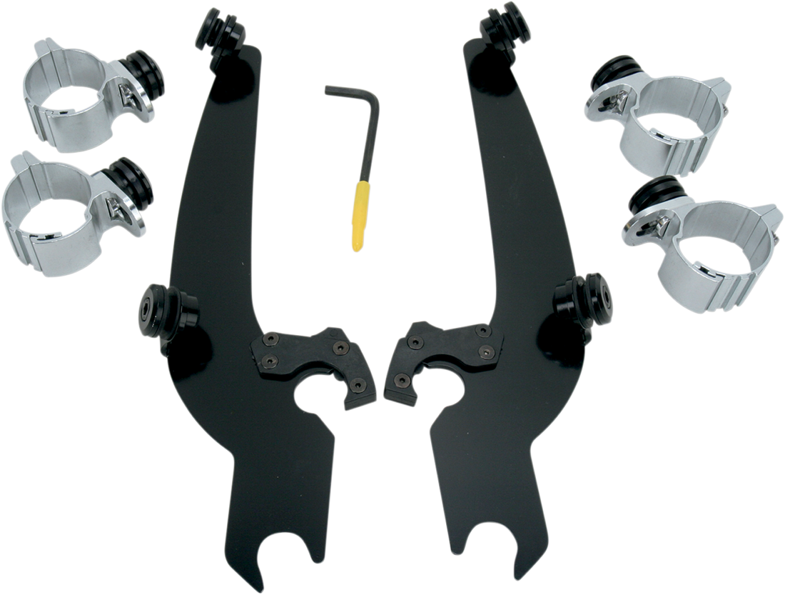 2320-0069- MEMPHIS SHADES Sportshield Trigger-Lock Mounting Kit - Black - Narrow MEB8919