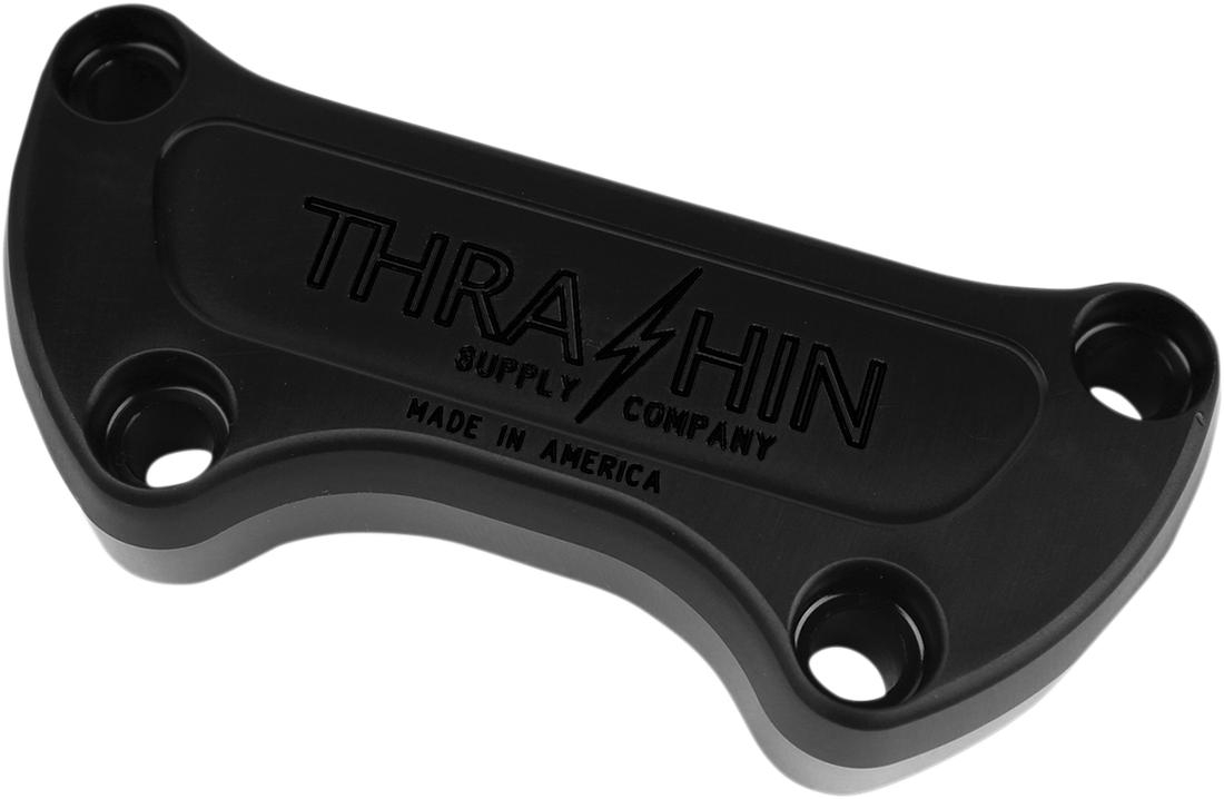 0603-0797 - THRASHIN SUPPLY CO. Handlebar Clamp - Black TSC-2800-1