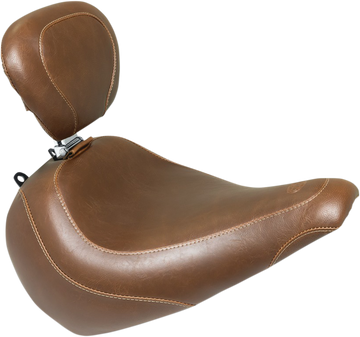 0802-1230 - MUSTANG Wide Tripper Seat - Driver's Backrest - Brown 83019