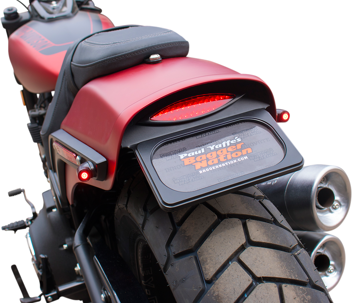 Bagger Nation 2030-1449 - PAUL YAFFE BAGGER NATION License Plate Frame with Light ...
