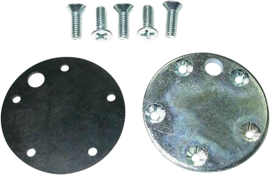 0703-0735 - DRAG SPECIALTIES Replacement Blockoff Plate with Gasket - EFI 012912