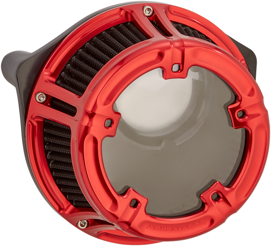 1010-2532 - ARLEN NESS Method Air Cleaner - Red - Twin Cam 18-172