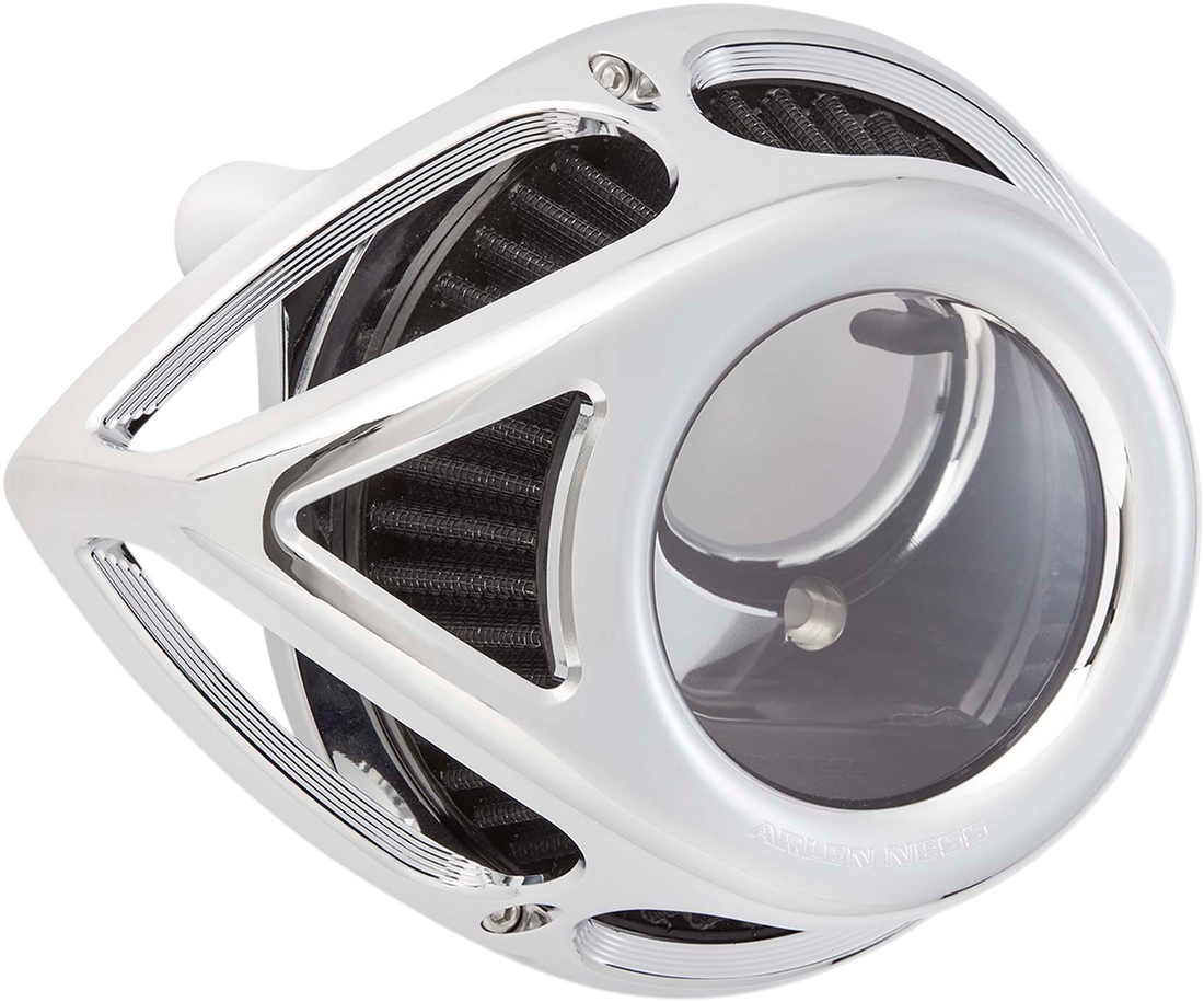 1010-2556 - ARLEN NESS Clear Tear Air Cleaner - Chrome - Twin Cam 18-978