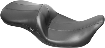 0801-1221 - LE PERA Maverick Seat - Without Backrest - HR Black Inlay Carbon Fiber - Black - FL '08-'22 LK-957HR3