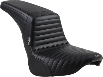 0802-1331 - LE PERA Kickflip Seat - Pleated - Black - Softail '18-'21 LYX-590PT