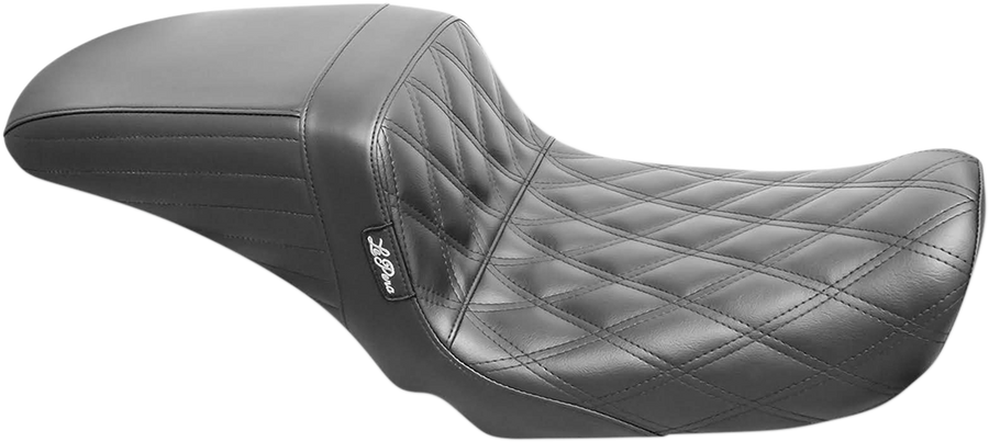 0803-0645 - LE PERA Kickflip Seat - Double Diamond - Black - FXD '06-'17 LK-591DD