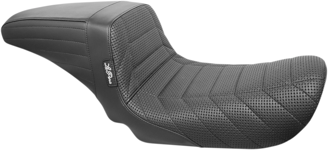 0803-0647 - LE PERA Kickflip Seat - Flat Track Stitch - Black - FXD '06-'17 LK-591TRKPT