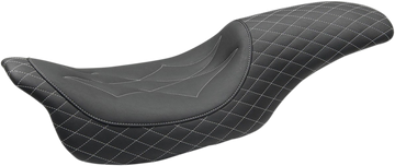 0801-1177 - MUSTANG Revere Journey Seat - Diamond - Grey Stitched 74111GM