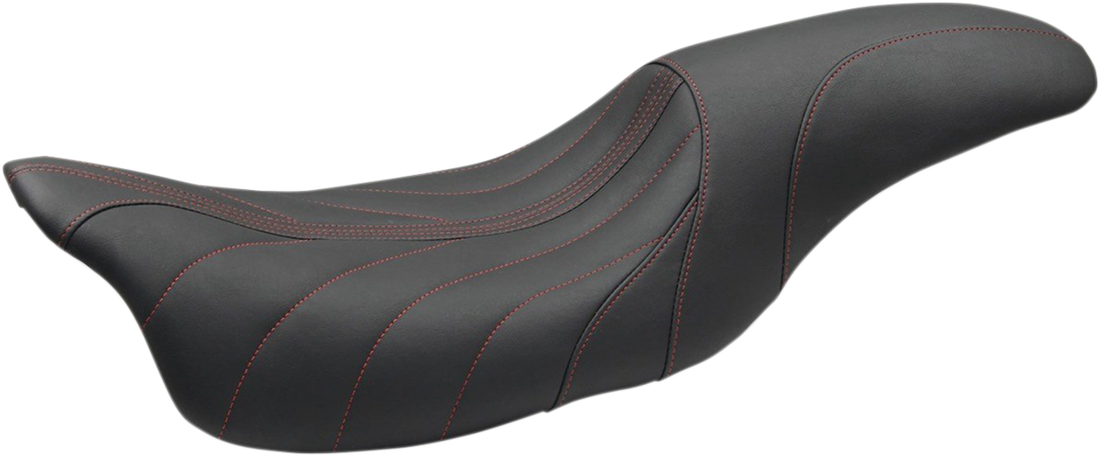 0801-1179 - MUSTANG Revere Journey Seat - Gravity - Red Stitched 74112AB