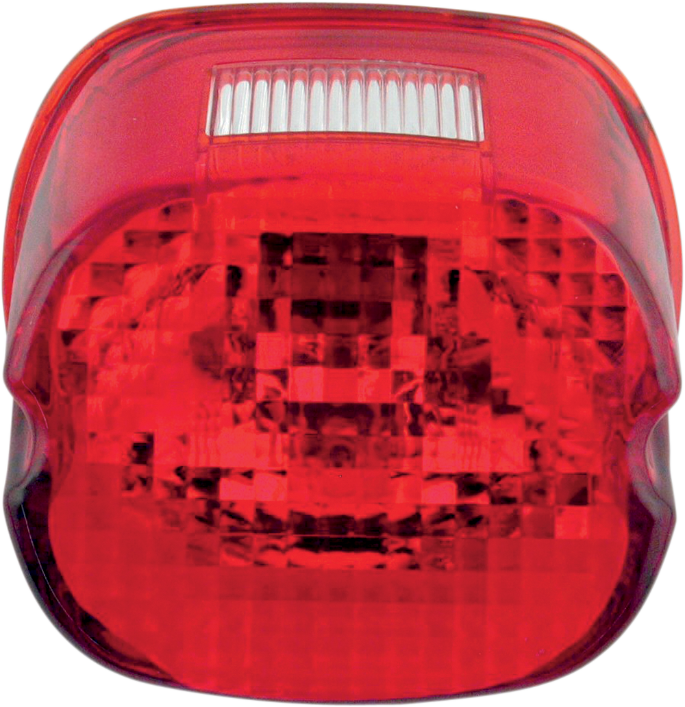 DRAG SPECIALTIES Laydown Taillight Lens - Red 12-0402C