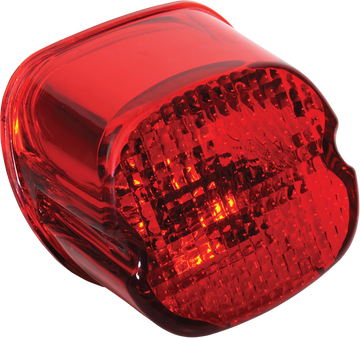 0902-6321 DRAG SPECIALTIES Taillight Lens - Bottom Tag Window - Red 12-0402D