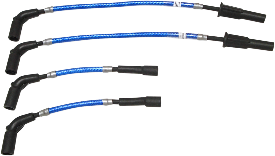 2104-0343 - MAGNUM Spark Plug Wire Set - Blue - Softail '18+ 3047B