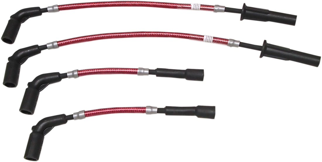 2104-0347 - MAGNUM Spark Plug Wire Set - Red - Softail '18+ 3047T