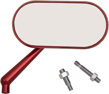 0640-1401 - ARLEN NESS Oval Mirror - Red - Right 13-179