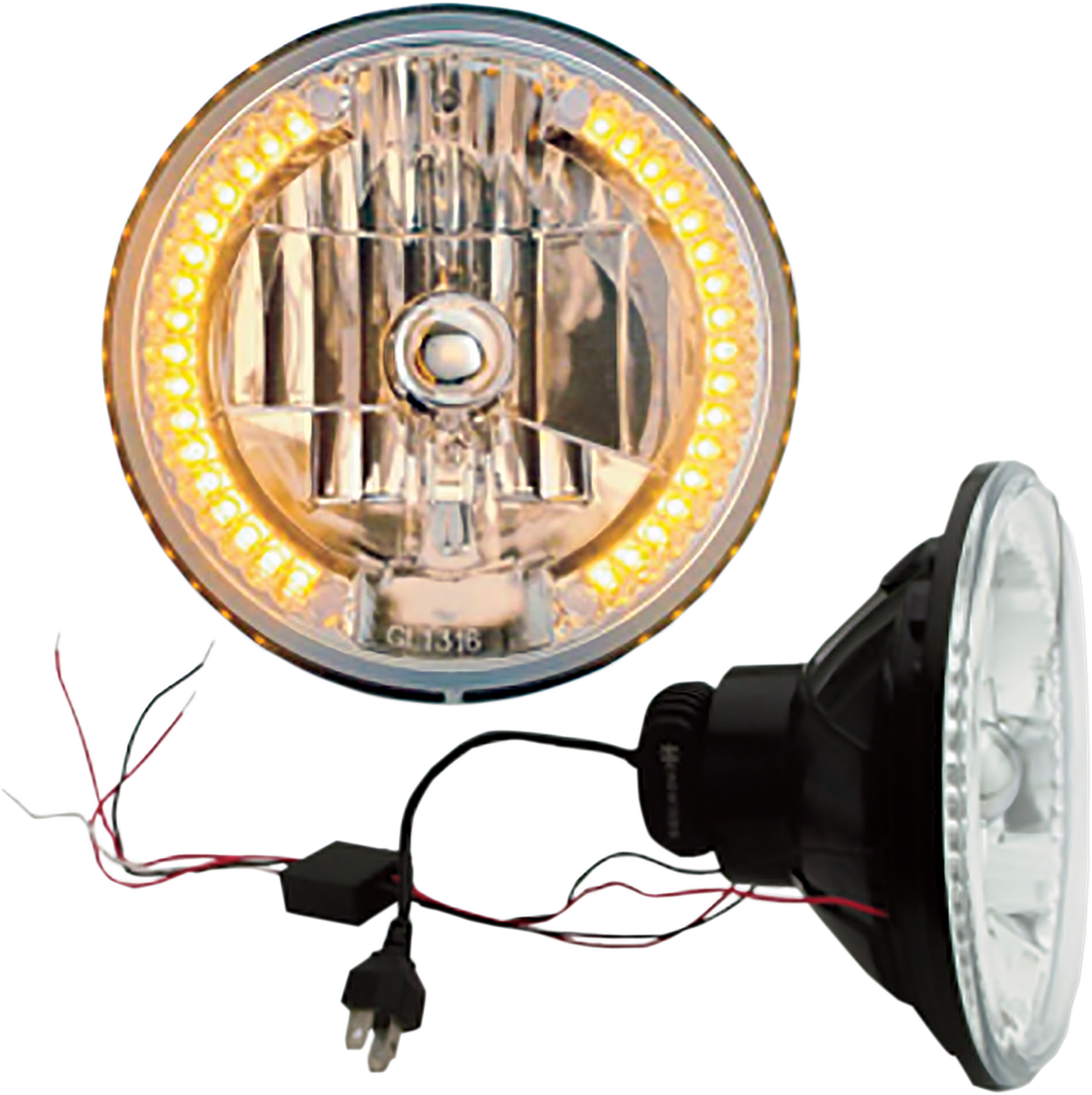 2001-2223 - HEADWINDS 7" LED Headlight with LED Turn Signals 8-9727LEDWTA
