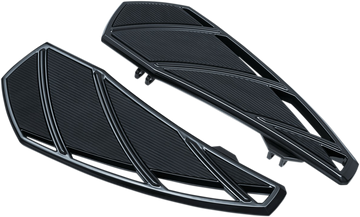 1621-0932 - KURYAKYN Phantom Driver Floorboards - Gloss Black -  Touring '83-'21 5793