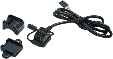 2130-0228 - KURYAKYN Universal USB Power Port - Black 1703