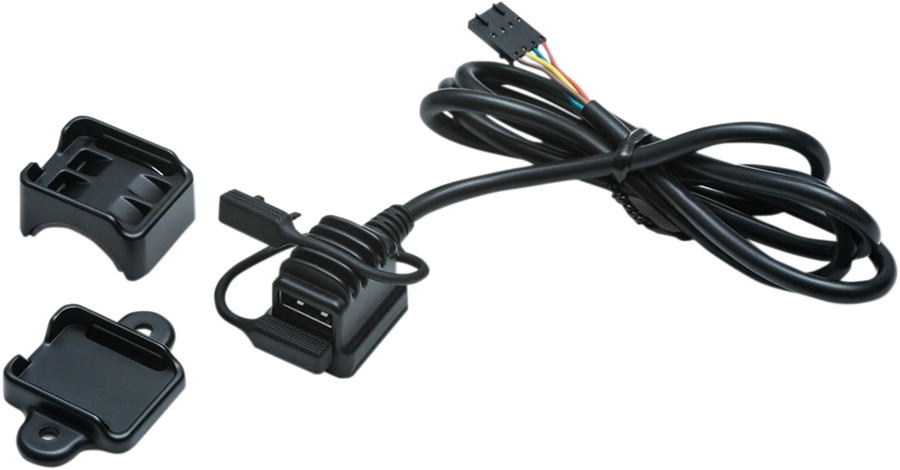 2130-0228 - KURYAKYN Universal USB Power Port - Black 1703