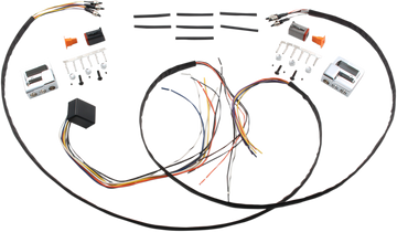 0616-0362 - GMA ENGINEERING BY BDL Switch Kit - Brake/Clutch - Harness - Chrome GMA-HBWH-C