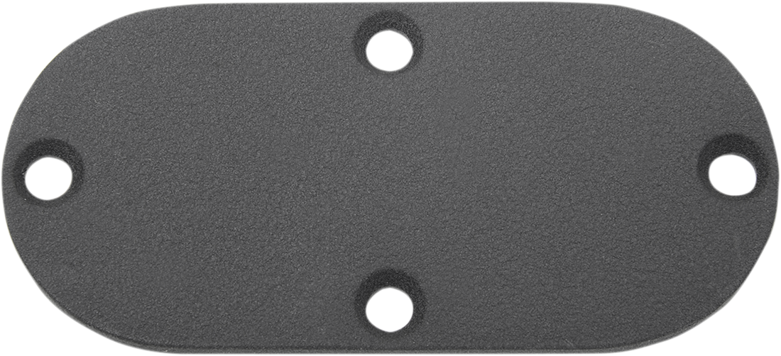 1107-0375 - DRAG SPECIALTIES Inspection Cover - Wrinkle Black 14009W
