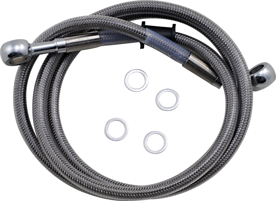 1741-5838 - DRAG SPECIALTIES Brake Line - +2" - Stainless Steel - XL 618763-2