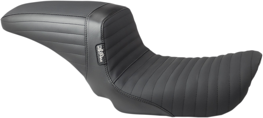 0803-0641 - LE PERA Kickflip Seat - Pleated w/Gripp Tape - Black - FXD '04-'05 LF-591PTGP