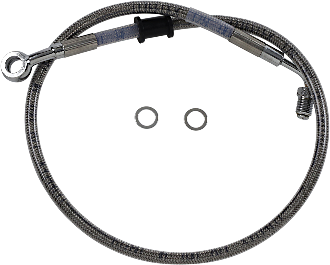 1741-5788 - DRAG SPECIALTIES Brake Line - Front (Upper) - Stainless Steel 618620