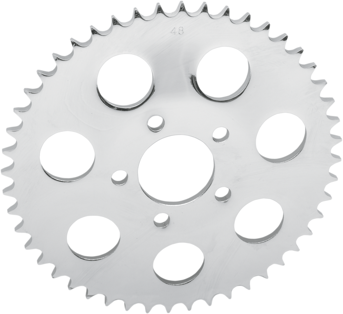 DRAG SPECIALTIES Rear Sprocket - Chrome - Dished - 49 Tooth 16425P