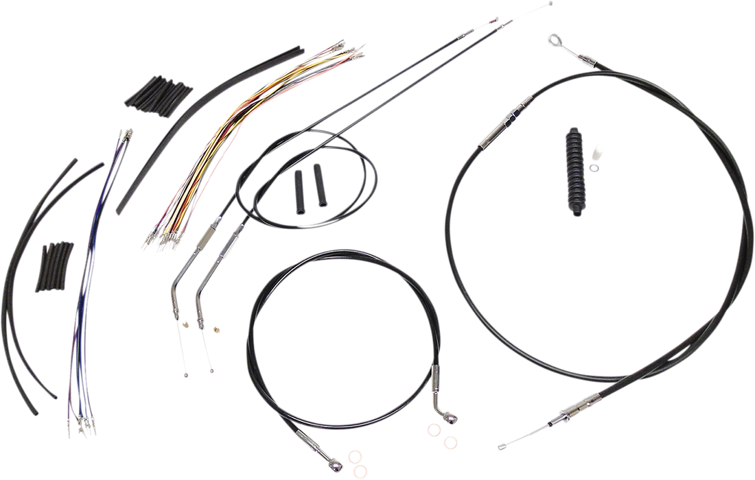 0662-0680 - MAGNUM Control Cable Kit - XR - Black/Chrome 489652