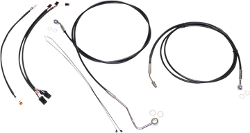 0662-0699 - MAGNUM Control Cable Kit - XR - Black/Chrome 489932